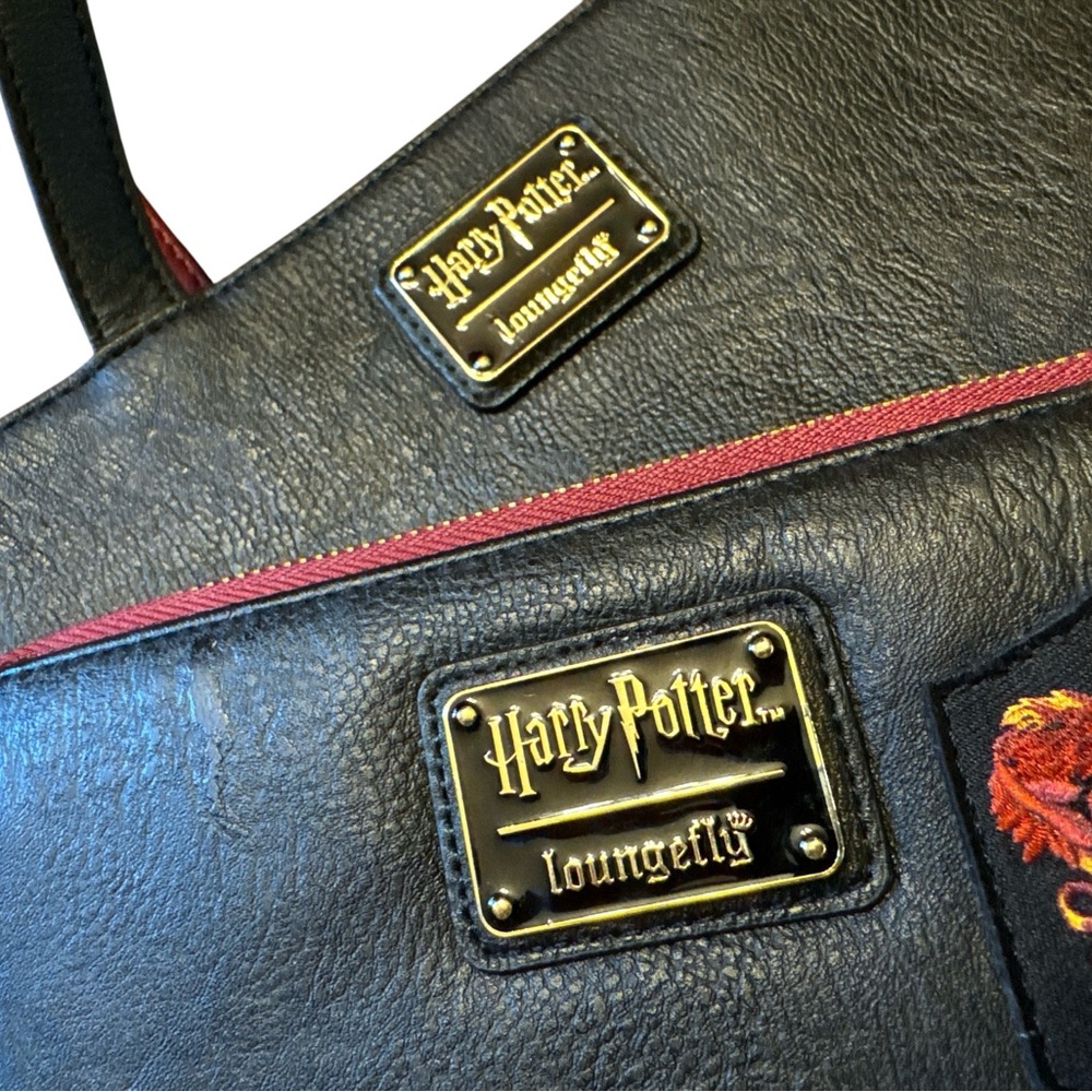 Harry Potter Loungefly Cosplay Black Suit Tie Tote HandBag Purse & Zip Wallet - Picture 10 of 10